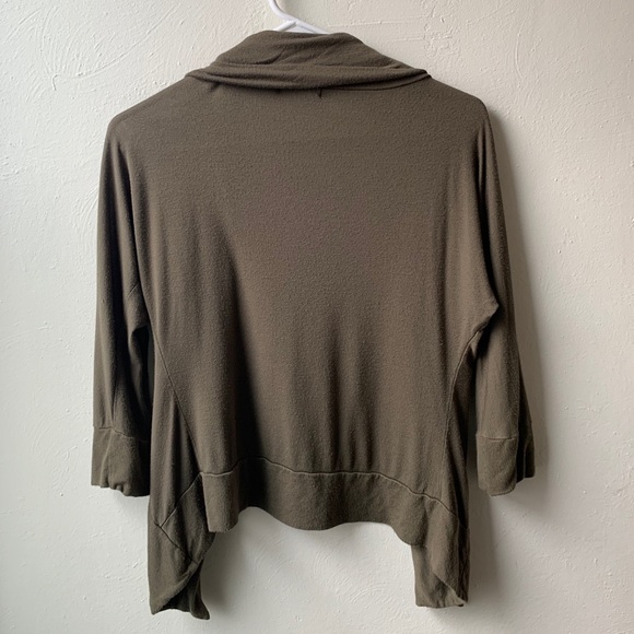 Soft Olive Green Cardigan - Picture 5 of 6